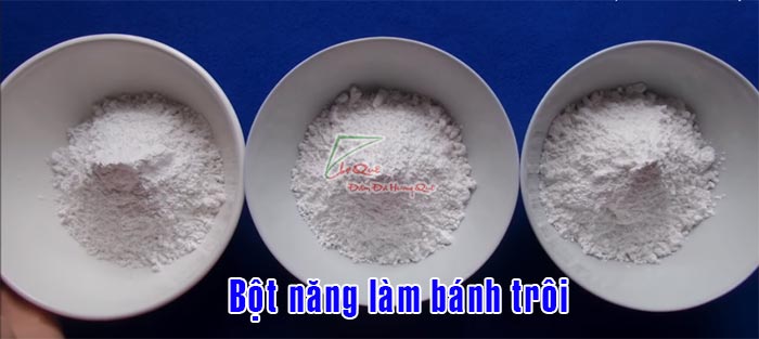 bột năng làm bánh trôi